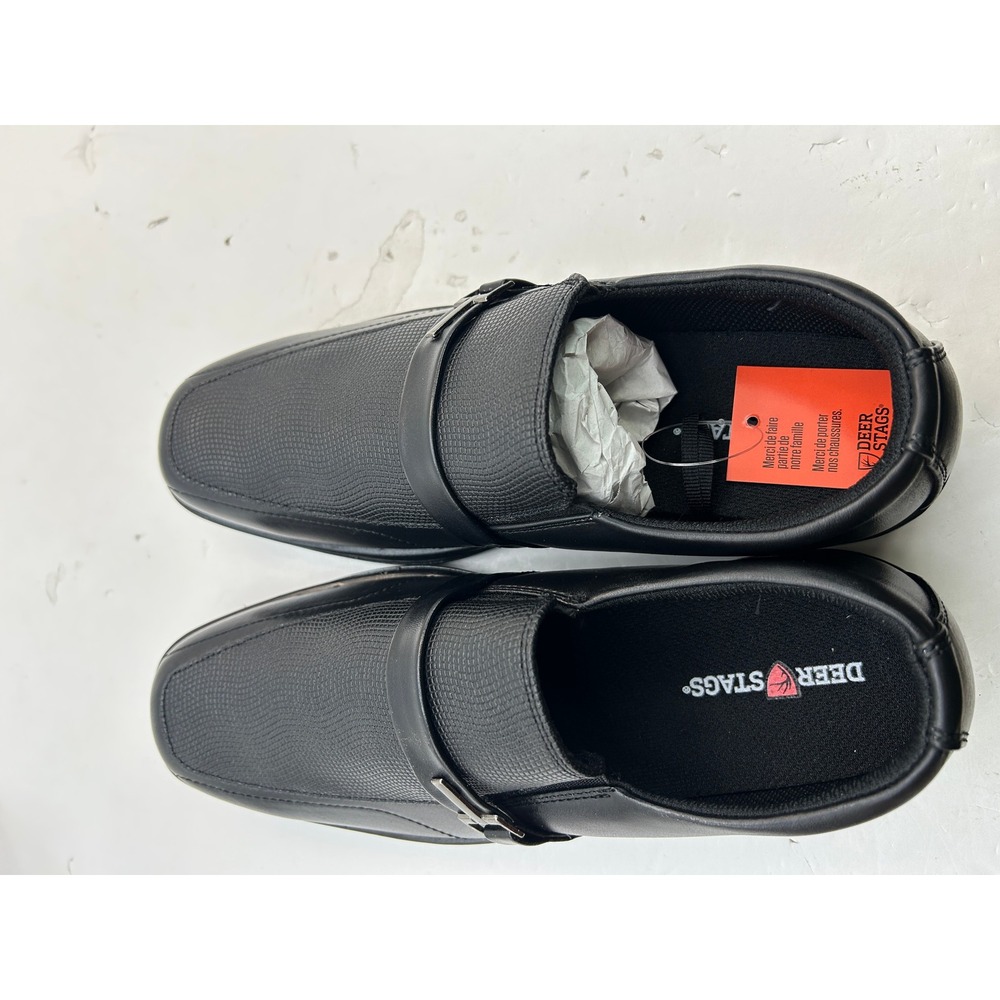 Deer Stags Bold Loafers Mens 6.5 Black